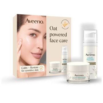 Aveeno Calm + Restore set pentru îngrijirea tenului pentru piele uscata si sensibila