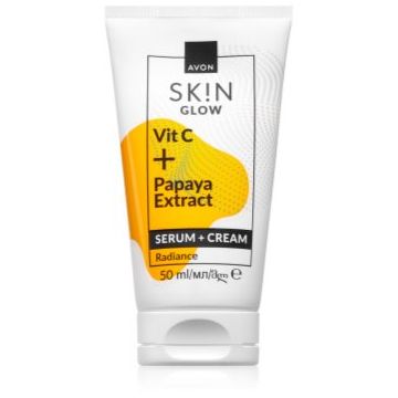 Avon Sk!n Glow cremă pentru față 2 in 1