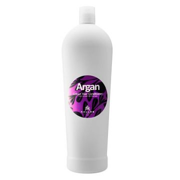 Balsam cu Aroma de Ulei de Argan pentru Par Vopsit - Kallos Argan Colour Hair Conditioner, 1000 ml