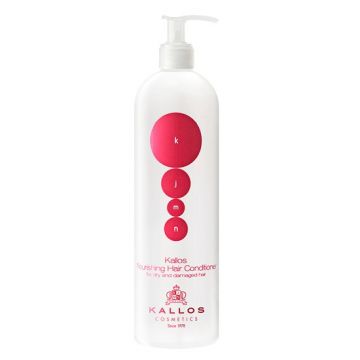 Balsam Hranitor pentru Par Uscat si Deteriorat - Kallos KJMN Nourishing Hair Conditioner for Dry and Damaged Hair, 500 ml
