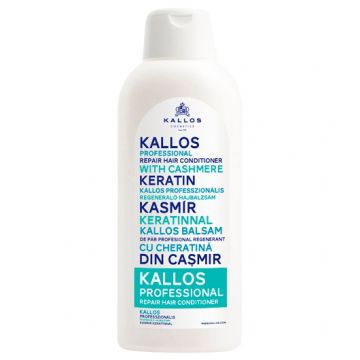 Balsam Reparator cu Cheratina - Kallos Professional Repair Hair Conditioner with Cashmere Keratin, 1000 ml