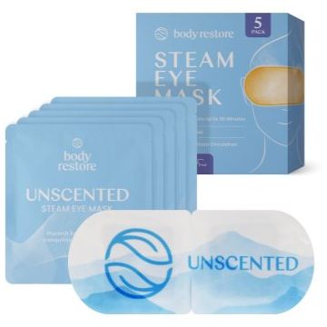 Body Restore Steam Eye Mask Unscented mască pentru zona ochilor fara parfum