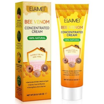 Crema Concentrata cu Venin de Albine pentru Indepartarea Negilor, Petelor, Alunitelor, 100% Naturala, 30 g