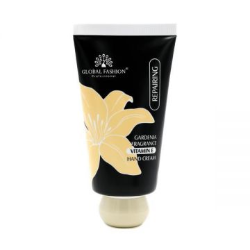 Cremă hidratantă pentru mâini cu vitamina E, Global Fashion, cu parfum de gardenie, 30 g