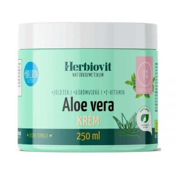 Crema hidratanta vegana cu aloe vera Herbiovit 250 ml Crema hidratanta vegana cu aloe vera Herbiovit 250 ml