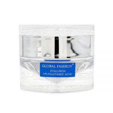 Cremă pentru hidratare profundă și hrănire, Global Fashion, Deep Hydration, Acid Hialuronic și Poliglutamic, 50 g