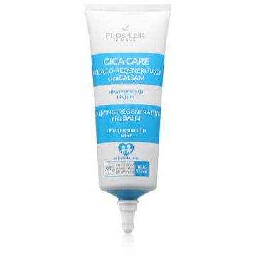 FlosLek Pharma Cica Care Calming-Regenerating CicaBalm balsam calmant pentru piele uscata si sensibila