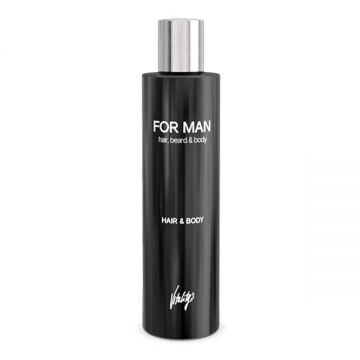 Gel de Dus pentru Par si Corp - Vitality's For Man Hair & Body, 240ml