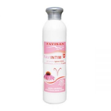 Gel pentru Igiena Intima cu Echinacea, Salvie si 11 Plante Faviintim Favisan, 250ml