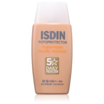 ISDIN Fotoprotector FusionWater Magic Medium SPF50 Fluid nuantator cu textura usoara SPF 50
