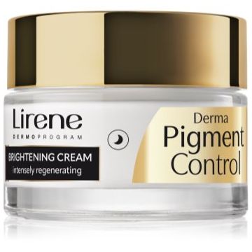 Lirene Derma Pigment Control Brightening Night Cream crema radianta de noapte pentru piele cu hiperpigmentare