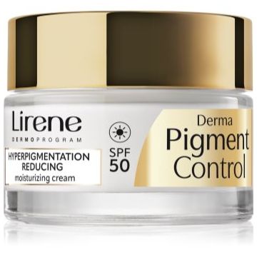 Lirene Derma Pigment Control Cream SPF 50 Cremă hidratantă radiance împotriva petelor pigmentare SPF 50