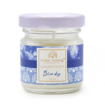 Lumânare de masaj Global Fashion, 30 ml, Blue sky