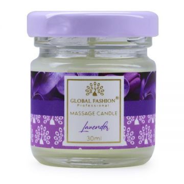 Lumânare de masaj Global Fashion, 30 ml, Lavanda