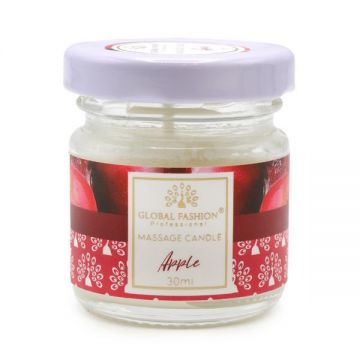 Lumânare de masaj Global Fashion, 30 ml, Măr