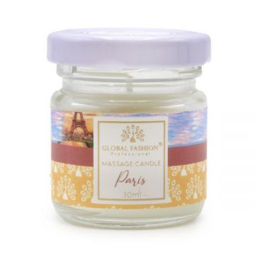 Lumânare de masaj Global Fashion, 30 ml, Paris