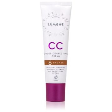 Lumene CC Color Correcting Cream Crema CC pentru un ten uniform SPF 20