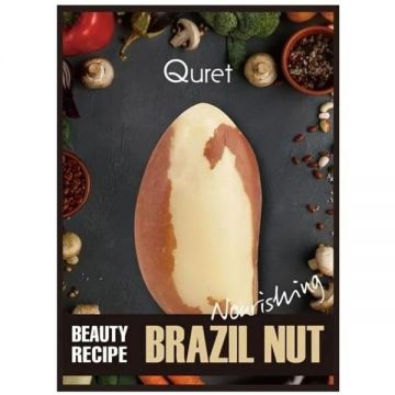 Masca de Fata Hidratanta cu Nuca Braziliana - Quret Beauty Recipe Brazil Nut, 25 g