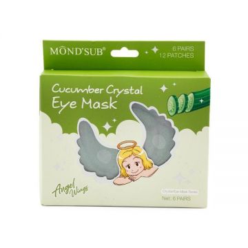 Mască pentru ochi Mond'Sub, cristal cu castravete, 12 bucăți