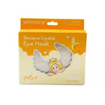 Mască pentru ochi Mond'Sub, cristal de banană, 12 bucăți