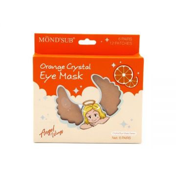 Mască pentru ochi Mond'Sub, cristal de portocală, 12 bucăți