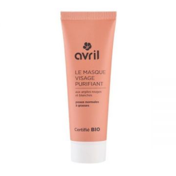 Masca purificatoare cu argila alba si rosie, 50ml - Avril Masca purificatoare cu argila alba si rosie, 50ml - Avril