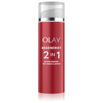 Olay Regenerist 2 in 1 Day Cream & Serum cremă de zi și ser cu efect de fermitate antirid