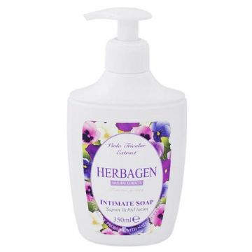 Sapun Lichid Intim cu Extract de Panselute Herbagen, 350 ml