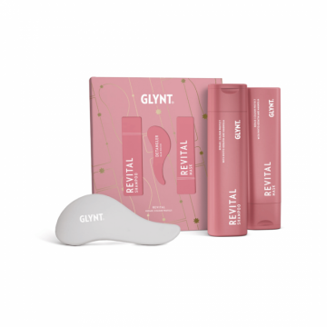 Set pentru par vopsit REVITAL Christmas 2025 GLYNT (Sampon 250 ml, Masca 200 ml)