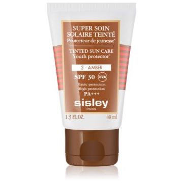 Sisley Super Soin Solaire Teinté crema de fata cu efect de protectie SPF 30