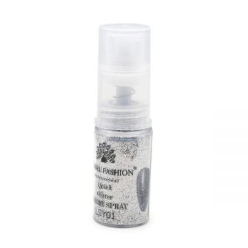Spray uscat pentru ombre, pentru unghii, Glitter LSY 01