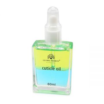 Ulei de unghii bifazic aromă ananas, pentru întărirea unghiilor uscate, Global Fashion, 60 ml