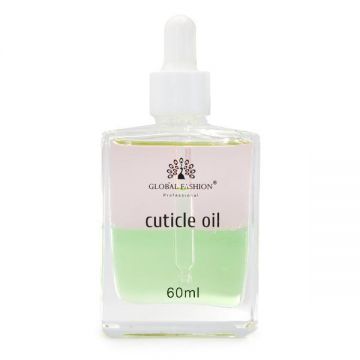 Ulei de unghii bifazic aromă căpșuni, pentru întărirea unghiilor uscate, Global Fashion, 60 ml