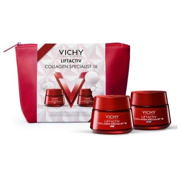 Vichy Liftactiv Collagen Specialist Day & Night set cadou de Crăciun antirid