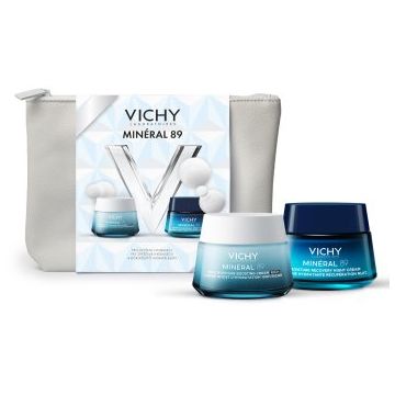 Vichy Minéral 89 Day & Night Cream set cadou de Crăciun pentru hidratare si fermitate