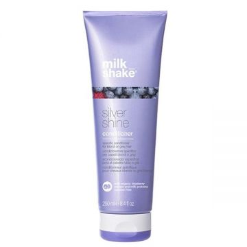 Balsam pentru Par Blond, Gri sau Alb - Milk Shake Silver Shine Conditioner, 250 ml