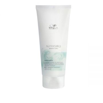 Balsam pentru Par Cret si Ondulat - Wella Professionals Nutricurls Waves & Curls Detangling Conditioner, 200 ml