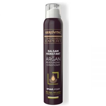 Balsam Spuma Hidratanta cu Argan - Gerovital Tratament Expert, 200 ml