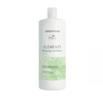 Balsam Vegan pentru Toate Tipurile de Par - Wella Professionals Elements Renewing Conditioner, 1000 ml