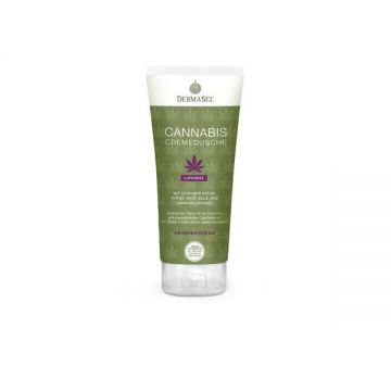 Crema de dus cu cannabis, lavanda si minerale Dermasel 200 ml