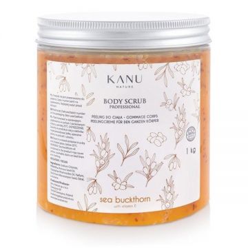 Exfoliant Corporal cu Catina si Vitamina E - KANU Nature Body Scrub Sea Buckthorn with Vitamin E, 350 g