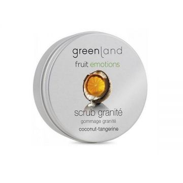 Exfoliant corporal granita, cu cocos si mandarine, Greenland, 200 ml