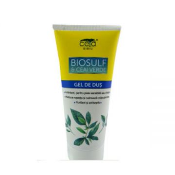 Gel de Dus Biosulf si Ceai Verde Ceta, 200ml