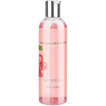 Gel de dus cu coacaze rosii Natural Moments, Organique, 250 ml