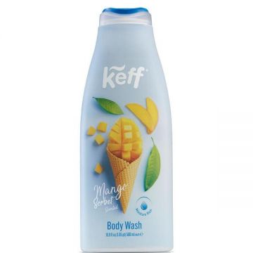 Gel de Dus cu Parfum de Sorbet de Mango - Keff Mango Sorbet Body Wash, 500 ml