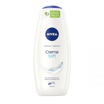 Gel de Dus cu Ulei de Migdale - Nivea Creme Soft, 500 ml