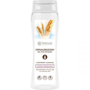 Gel de dus hipoalergenic cu extract de grau, piele sensibila Barwa 400 ml