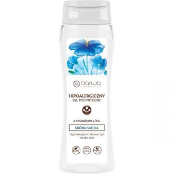 Gel de dus hipoalergenic cu extract de in, piele uscata Barwa 400 ml