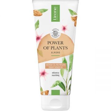 Gel de dus hranitor cu extract de migdale Lirene Power of Plants, 200ml