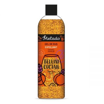 Gel de dus Melado exfoliant Bellini Cocktail cu extract de piersica, 500ml